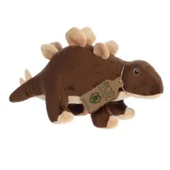 Aurora Eco Nation 12" Stegosaurus Brown Stuffed Animal