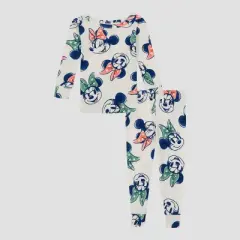 Toddler Girls' 4pc Minnie Mouse Snug Fit Pajama Set
