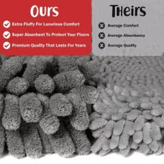 DogBuddy Dog Door Mat, Super Absorbent Doormat, Washable Rugs for Pets, Non-Slip Floor Mats