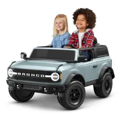 Kid Trax 12V Ford Bronco Powered Ride-On - Gray