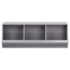 Kelly Modular Stackable Triple Storage Cubby - Inspire Q