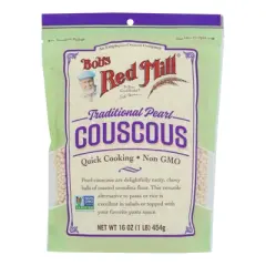 Bob's Red Mill Traditional Pearl Couscous - Case of 4/16 oz