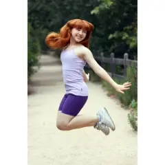 City Threads USA-Made Soft 100% Cotton Girls Long Bike Shorts