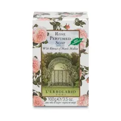 L'Erbolario Rose Perfumed Bar Soap - Beauty Bar Soap - 3.5 oz