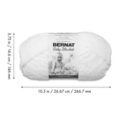 Bernat Baby Blanket Big Ball Yarn 24 Pack-Buttercup
