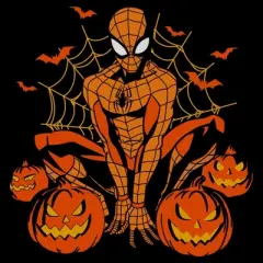 Mens Marvel: Spider-Man Jack-O-Lantern Spideyween T Shirt