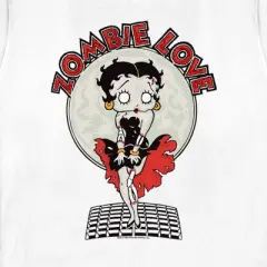 Women's Betty Boop Valentine's Day Zombie Love Dress T-Shirt