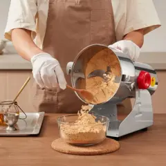 VEVOR 1000g Electric Grain Mill Grinder, High Speed 3000W Commercial Spice Grinders, Stainless Steel Pulverizer Powder Machine