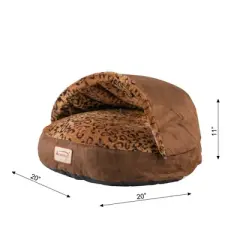 Armarkat Cuddle Cave Cat Bed With Anti Slip Bottom for Cat Kitty Puppy Animalx, Cat Slipper Bed C31HKF/BW
