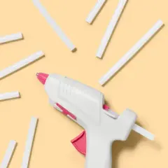 30ct Mini Glue Gun Stick Refills - up&up&trade;: Hot Glue Sticks for Crafting, Clear, 3.937" Length, 30 Pack