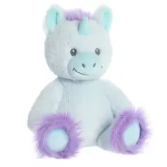 ebba Medium Periwinkle Unicorn Mythicals Adorable Baby Stuffed Animal Blue 11.5"
