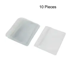 Unique Bargains 10 Pieces Clear Plastic Business Badge Credit Card Holder Case for Staff