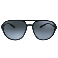 Dolce & Gabbana DG 6150 252581 Unisex Aviator Polarized Sunglasses Matte Black 60mm