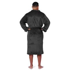 NFL Cleveland Browns Ribbed Silk Touch Robe: Polyester, Midweight, Front Tie