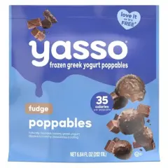 Yasso Frozen Greek Yogurt Fudge Poppables - 6.84 fl oz
