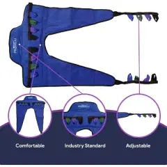 ProHeal Universal-Compatibility Patient Transfer Lift Sling, Works with All Lifters, Comfortable & Secure - 51"L x 45", 440lb. Capacity