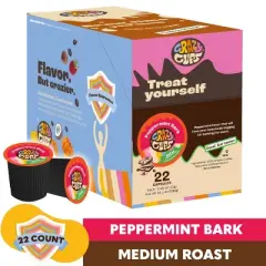 Decaf Peppermint Bark Flavored Coffee Pods