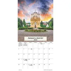 Trends International 2026 Exotic Destinations Bilingual French 12"x12" Wall Calendar