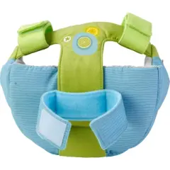 HABA Soft Doll's Bike Seat Blue & Green - Attaches to Handlebars with Hook & Loop Attachment (Scooters Trikes & Bicycles)