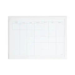 U Brands 17"x23" Thin D&eacute;cor Frame Dry Erase Calendar White