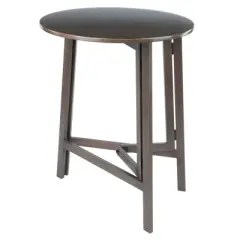 Torrance High Round Bar height Table Oyster Gray - Winsome