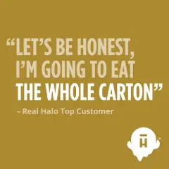 Halo Top Peanut Butter Cup Ice Cream - 16oz
