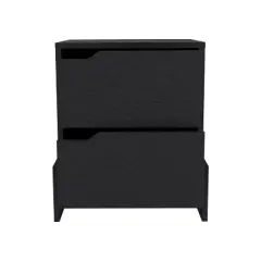 Kumasinova Modern Wood Nightstand,Night Stand with Drawers,Space-Saving End Table with Sturdy Base,Bedside Table for Bedroom,Living Room