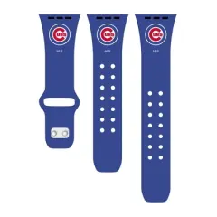 MLB Chicago Cubs Apple Watch Compatible Silicone Band - Blue
