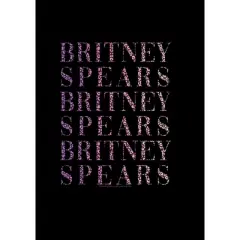 Junior's Britney Spears Cheetah Repeating Name T-Shirt