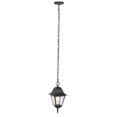 Rhion 7.1" Outdoor Pendant - PLT7027 - Black - Safavieh