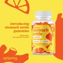 UpSpring Stomach Settle Nausea Relief Gummies - Lemon Ginger - 50ct