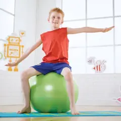 Merrithew Kids' Stability Ball with Pump - Lime (45cm)