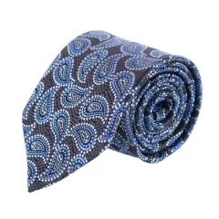 CTM Men's Classic Paisley Tie and Pocket Square