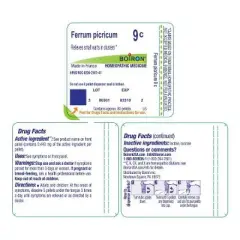 Ferrum Picricum 9C by Boiron Homeopathic Single Medicine For First Aid  -  80 Pellet