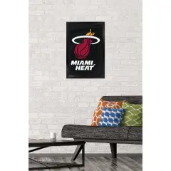 Trends International NBA Miami Heat - Logo 14 Framed Wall Poster Prints