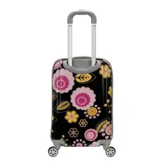 Rockland Vision 3pc Polycarbonate/ABS Hardside Carry On Spinner Luggage Set - Pucci