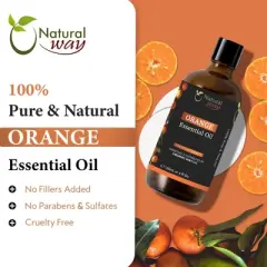 Orange Essential Oil | Premium Grade Essential Oils for Hair Care, Oil for Skin, Aromatherapy, & Diffuser | Essential Oil for Skin | 4 Fl Oz (120 mL)