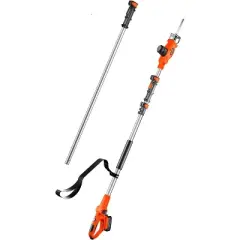 Ukoke Cordless Pole Tree Pruning 8.3-Inch Blade Saw for Tree Trmming, 20V 2.0A Battery & Charger Included,UPS-01