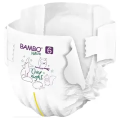 Bambo Nature Baby Baby Diaper Size 6 Over 35 lbs. 1000021012, 160 Ct