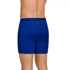 Jockey Men's Big Man Chafe Proof Pouch Microfiber 6" Boxer Brie