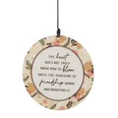 Dicksons Sunshine of Friendship Green and Brown 35 Inch Aluminum Wind Chime Noisemaker