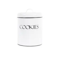 Outshine Co White Vintage Farmhouse Cookie Jar