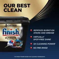 Finish Fresh Ultimate Dishwasher Detergent Tablets - 76ct