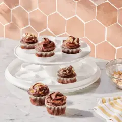 Round Cake Carrier White/Clear - Figmint&trade;