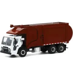 2019 Mack LR Refuse Garbage Truck White and Burgundy "S.D. Trucks" Series 10 1/64 Diecast Model by Greenlight