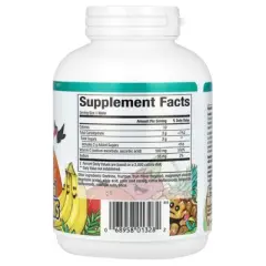 Natural Factors Fruit-Flavor Chew Vitamin C, Tropical, 500 mg, 90 Chewable Wafers