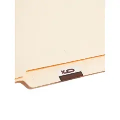 Smead Single Digit End Tab Labels Number 9 Brown 500/Roll 67379