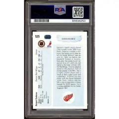 Sergei Fedorov Rookie Card 1990-91 Upper Deck #525 PSA 9