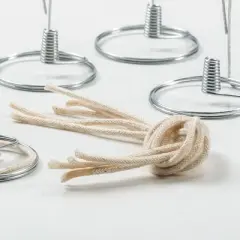 Merry Corliss 1/8 inch Round Braided Cotton Olive Oil Lamp Wicks Pack of 12