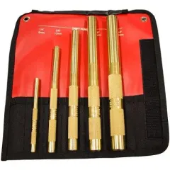 Mayhew Brass Punches 5 Piece Set Hand Tool 67003